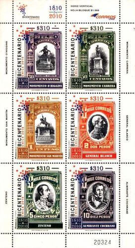 [The 200th Anniversary of Chile, type ]