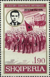 [The 35th Anniversary of Antifascist Demonstrations, type XQO]