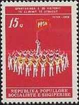 [Spartakiade at the 35th Anniversary of Liberation of Albania, type AXF]