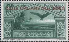 [Airmail - Italian Stamps No 325-328 in Different Colors Overprinted "ISOLE ITALIANE DELL'EGEO", type S]