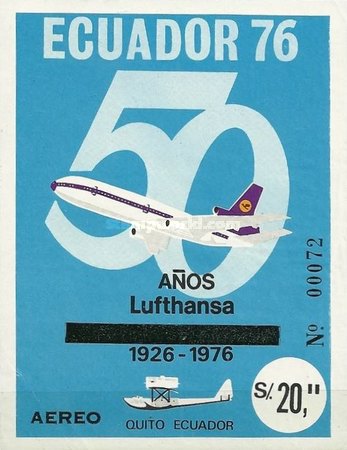 [Airmail - The 50th Anniversary of Lufthansa Airline, type XKL]
