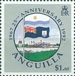 [The 25th Anniversary of the Separation of St. Kitts and Nevis, type AFV]