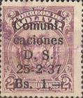 [Surcharged "Comuni-caciones - D.S.  - 25-2-372" and value, type AU57]