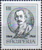 [The 100th Anniversary of the Birth of Andon Zako Cajupi, type WW]