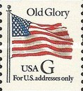 [Flag - Old Glory - "G" Stamps for Domestic use (32 cents), type CJU6]