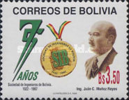[The 75th Anniversary of the Bolivian Engineers' Association, type ATZ]