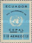 [Airmail - The 25th Anniversary of U.N. Economic Committee for Latin America, C.E.P.A.L., type BFY]