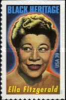 [Black Heritage - Ella Fitzgerald - Self-Adhesive, type FAX]