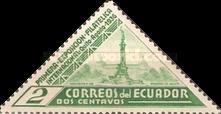 [The 1st International Philatelic Exhibition - Quito, Ecuador, type KK]