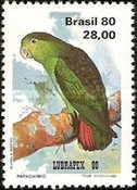 [Portuguese-Brazilian Stamp Exhibition "Lubrapex 80" - Lisbon, Portugal - Parrots, type BOQ]