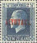 [Stamps of New Zealand Overprinted in Red or Blue, type M3]