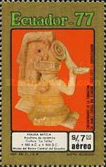 [The 50th Anniversary of The Central Bank of Ecuador - Fluorescent Paper, type BLG]