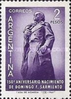 [The 150th Anniversary of the Birth of Sarmiento, type TL]