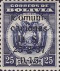 [Surcharged "Comuni-caciones - D.S.  - 25-2-372" and value, type BW6]