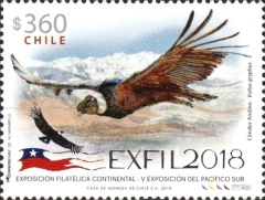 [EXFIL Stamp Show - Santiago, Chile, type CJW]