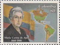 [The 100th Anniversary of the Birth of Maria Currea de Aya, Women's Rights Pioneer, 1888-1985, type BCN]