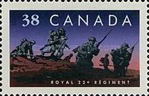 [The 75th Anniversary of Canadian Regiments, type ANS]