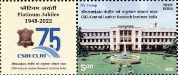 [The 75th Anniversary of the CSIR - Central Leather Research Institute of India - Personalized Vignette, type EZS]