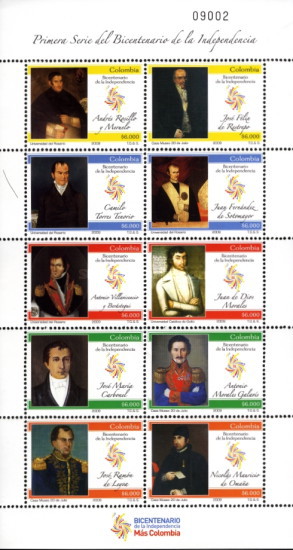 [The 200th Anniversary (2007) of Independence, 1780-1816, type ]