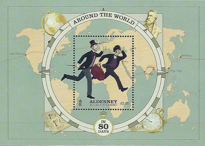 [The 150th Anniversary of the Publication of Jules Verne's Around the World in 80 Days, type ]
