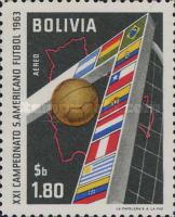 [The 21st South American Football Championships, La Paz, type LS]