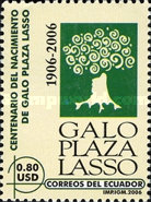 [The 100th anniversary of the Birth of Galo Plaza Lasso, 1906-1987, type DHD]