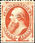 [Special Printings - Designs of 1873. Hard White Wove Paper without Gum, type AJ4]