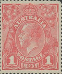 [King George V - Different Watermark, type B19]