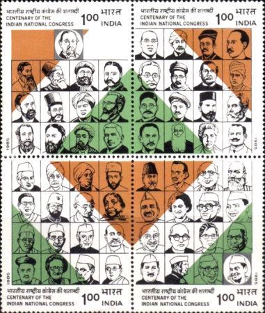 [The 100th Anniversary of the Indian National Congress, type ]