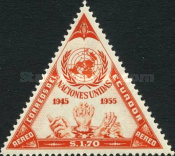 [Airmail - The 10th Anniversary of United Nations, type AFS]
