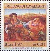 [The 100th Anniversary of the Birth of Emiliano di Cavalcanti, Artist, 1897-1976, type DAD]