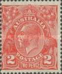 [King George V - New Watermark, type B44]