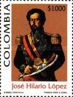 [The 200th Anniversary of the Birth of Jose Hilario Lopez, President, 1849-53, 1798-1869, type BRR]