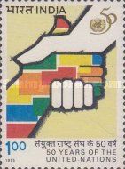 [The 50th Anniversary of United Nations, type AWP]