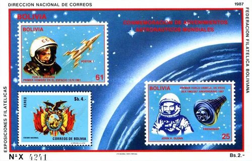 [Space - Yury Gagarin & John Glenn, type ]