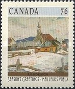 [Christmas - Paintings of Winter Landscapes, type AOB]