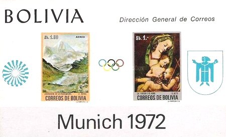 [Bolivian Paintings - Olympic Games - Munich, Germany, type ]
