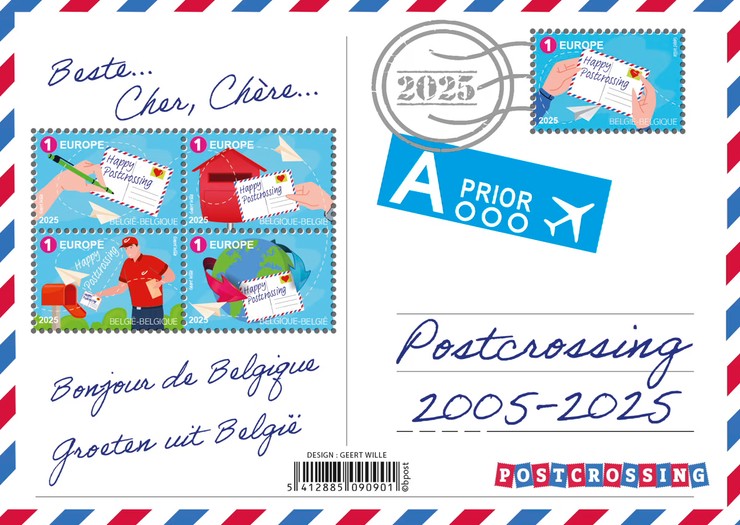 [The 20th Anniversary of Postcrossing, type ]