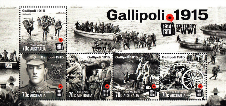 [The 100th Anniversary of World War I - Gallipoli 1915, type ]