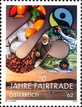 [The 20th Anniversary of Fairtrade in Austria, type DCB]