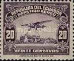 [Airmail - Plane Over Beach Promenade of Guayaquil, type HK]