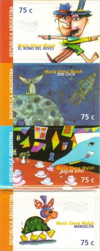 [Stories by Maria Elena Walsh - Illustrations by Eduardo and Ricardo Fuhrmann - Self-Adhesive, type ]