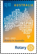 [The 100th Anniversry of the First Rotary Club in Australia, type EXO]