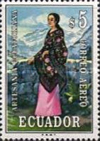 [Airmail - Ecuadorian Handicrafts and Costumes, type BEZ]