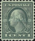 [George Washington - Rotary Press. Size: 19 x 22½-22¾, type DW140]