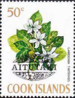 [Cook Island Postage Stamps Overprinted, type AS]