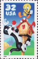 [Sylvester & Tweety - Self-Adhesive, type CZV]