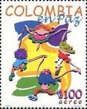 [Airmail - Peace at Colombia, type BQI]