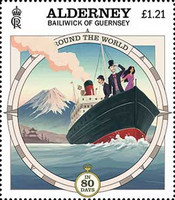 [The 150th Anniversary of the Publication of Jules Verne's Around the World in 80 Days, type ACI]