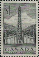 [Indian House and Totem Pole, type GF]